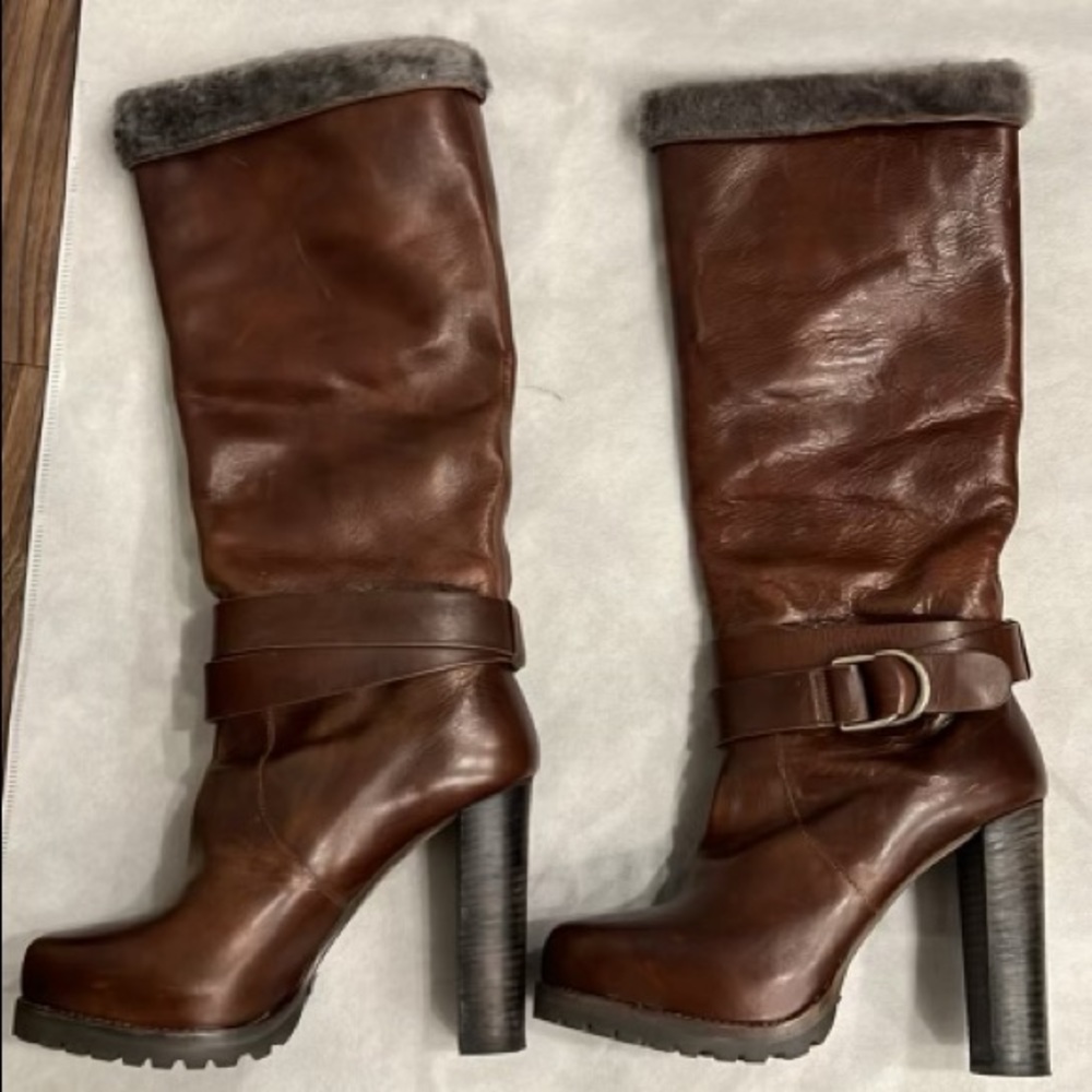 BRUNELLO CUCINELLI HIGH HEEL BOOTS